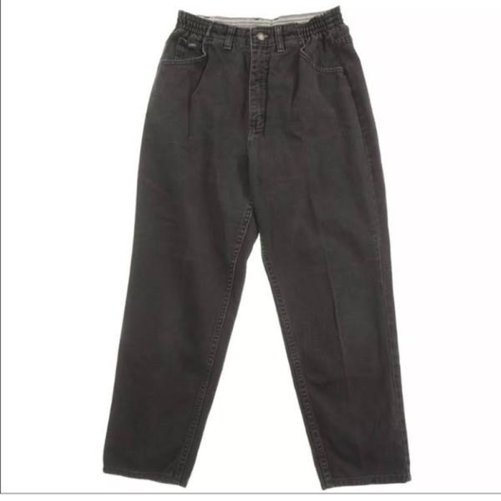 Vintage Lee Original 90s mom jeans. Size 12 black